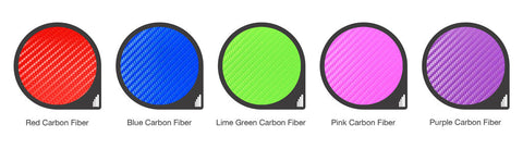 Colored Carbon Fiber Series - iPhone 5, 2 Tone Full Body Skins